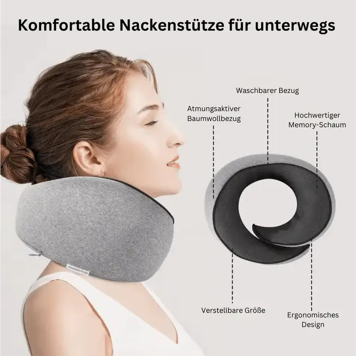 SleepShell – Das 360° Komfort-Reisekissen