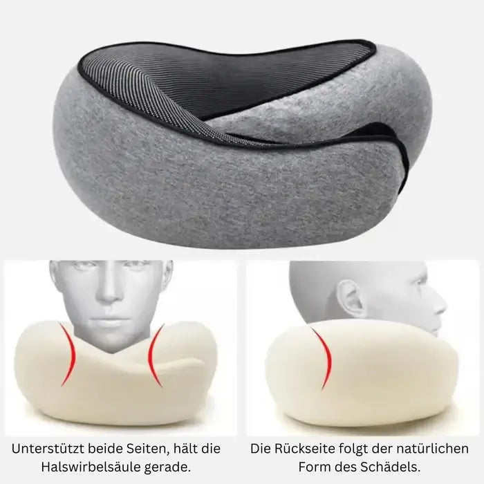 SleepShell – Das 360° Komfort-Reisekissen
