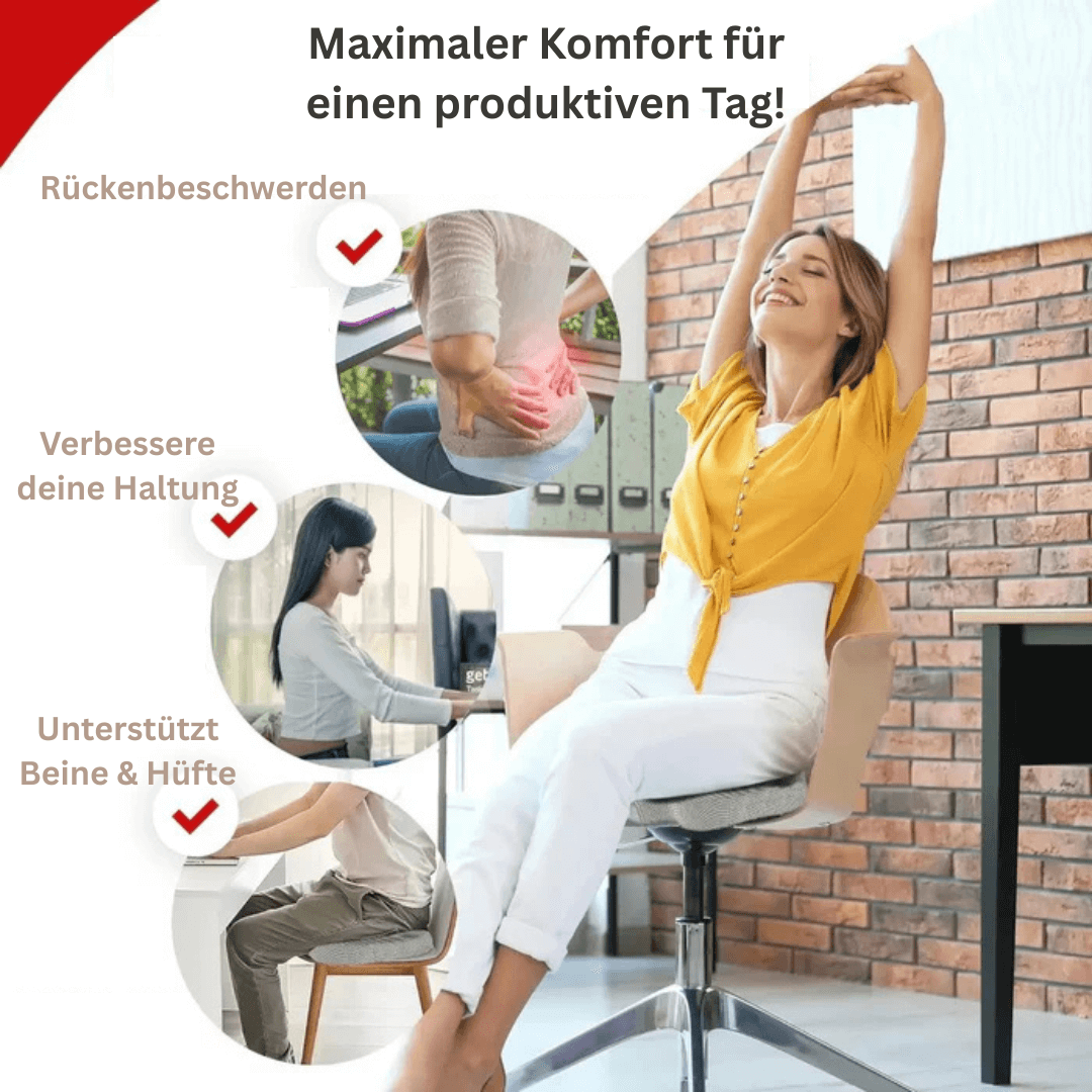 ErgoFit Pro  – Das Premium Sitzkissen