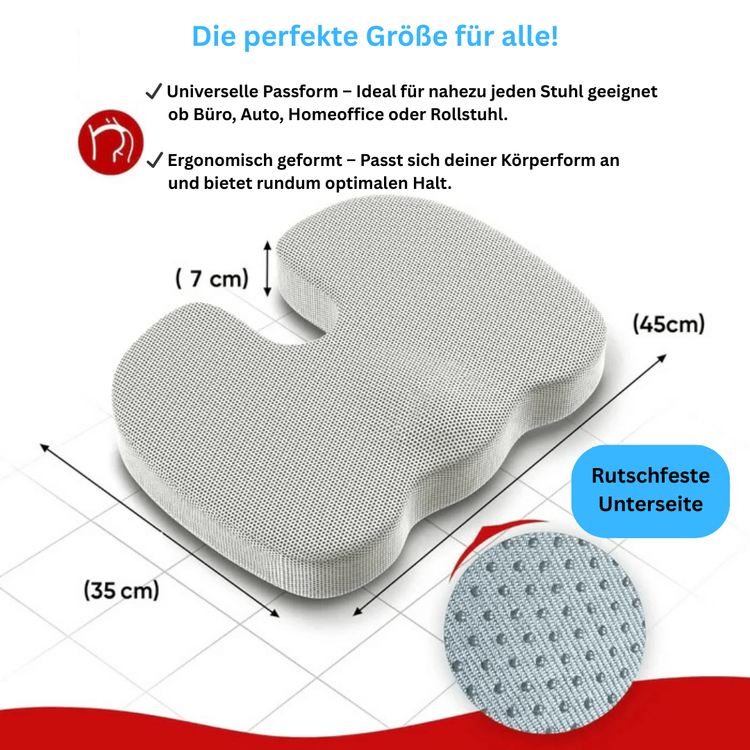 ErgoFit Pro  – Das Premium Sitzkissen